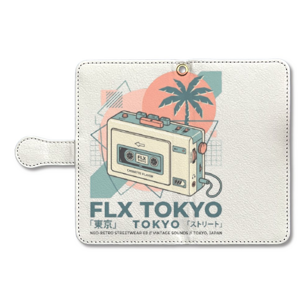 【FLX TOKYO】Retro Cassette ネオレトロ Tシャツ