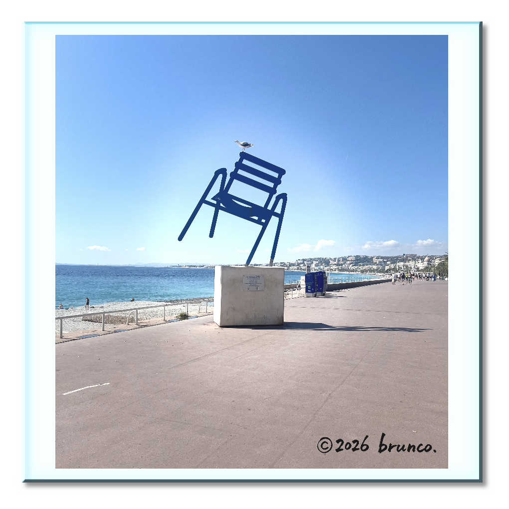 < sTand - 06003 > La Chaise Bleue de SAB