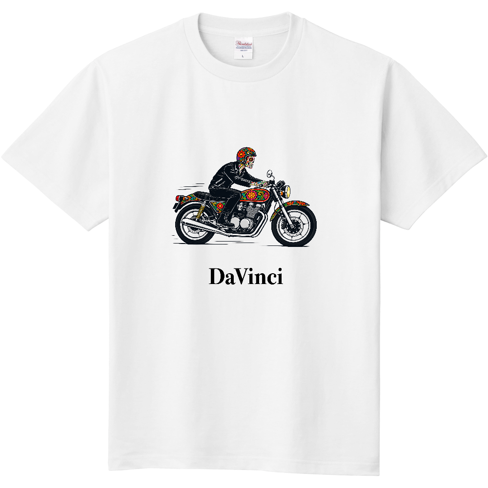Tシャツ/スカルライダーⅡ/ホワイト