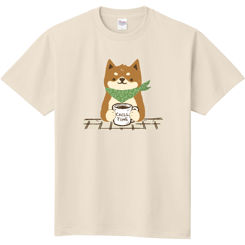 チルタイムカフェ 豆柴くん(赤柴)