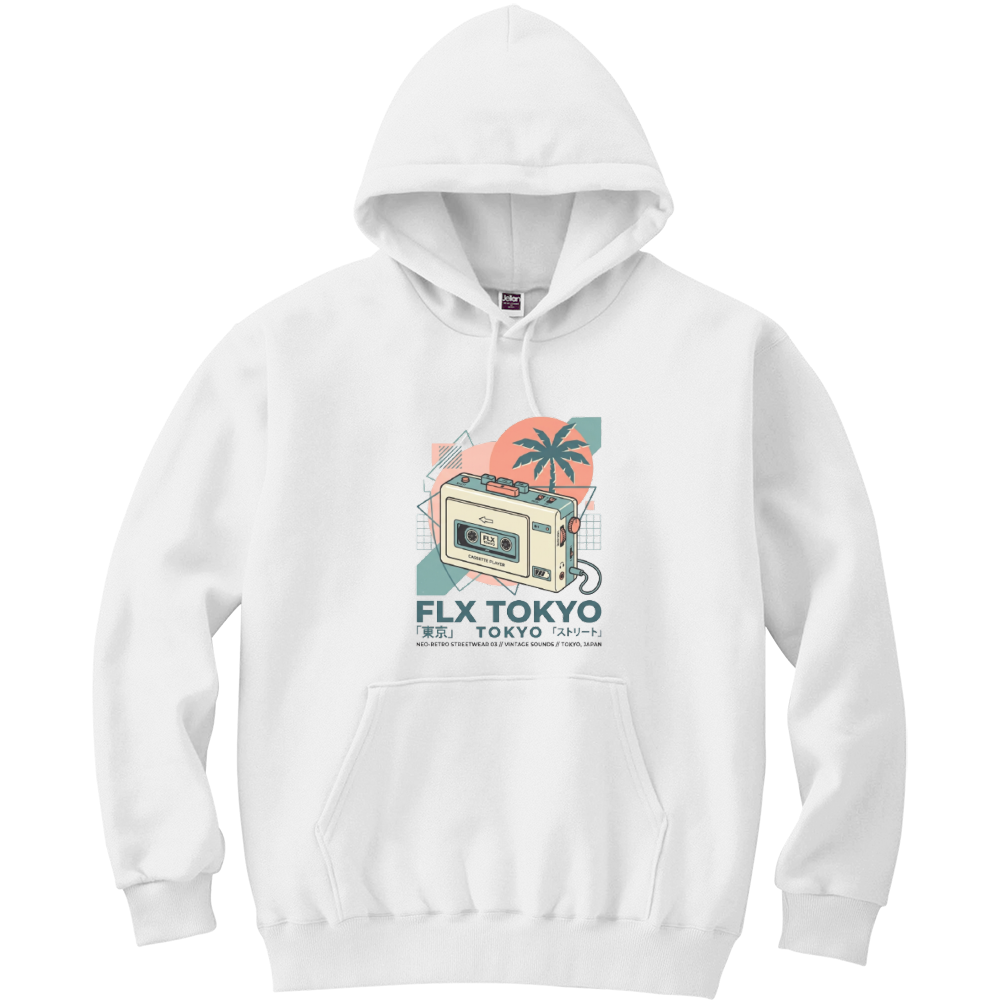 【FLX TOKYO】Retro Cassette ネオレトロ Tシャツ