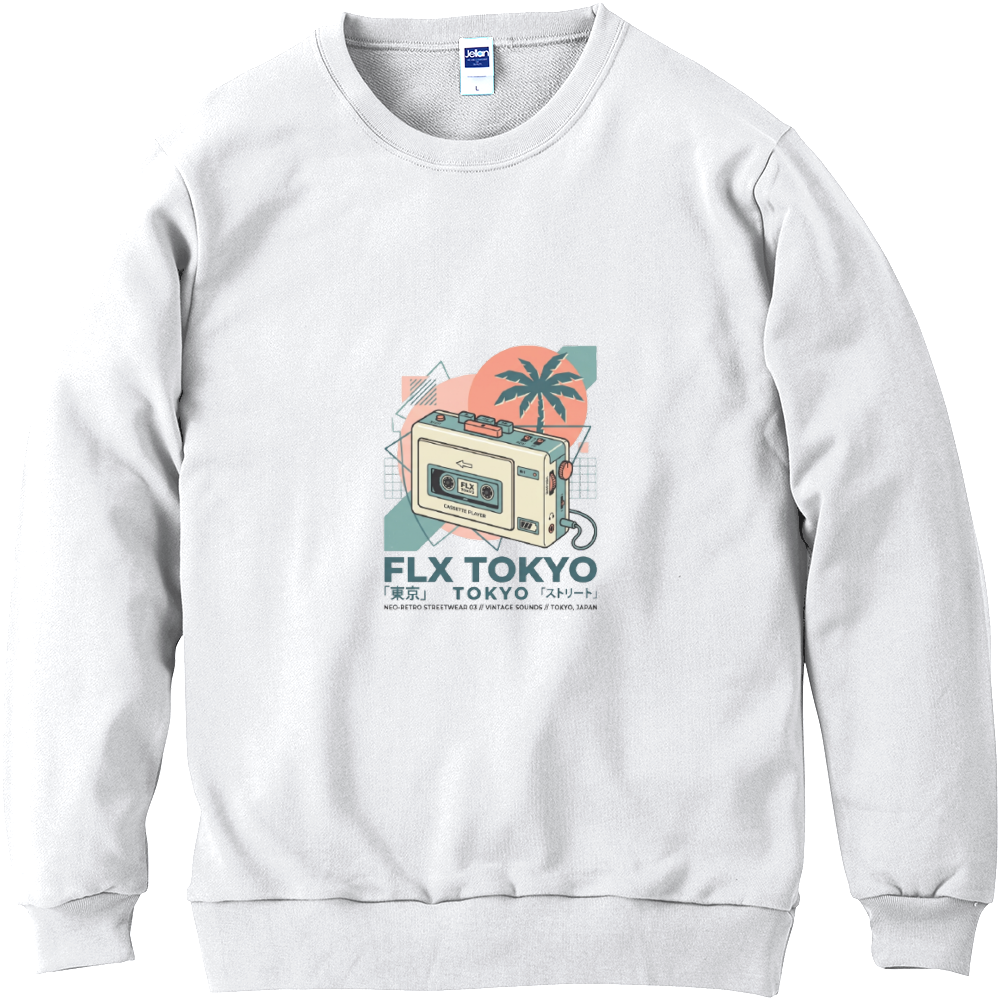 【FLX TOKYO】Retro Cassette ネオレトロ Tシャツ