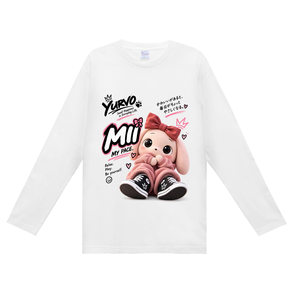 YURVO|MII PINK STREET ロングT