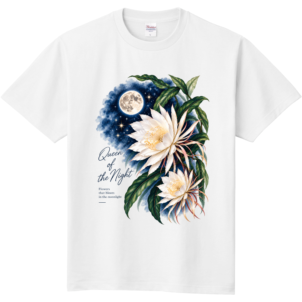 フラワーデザインTシャツ