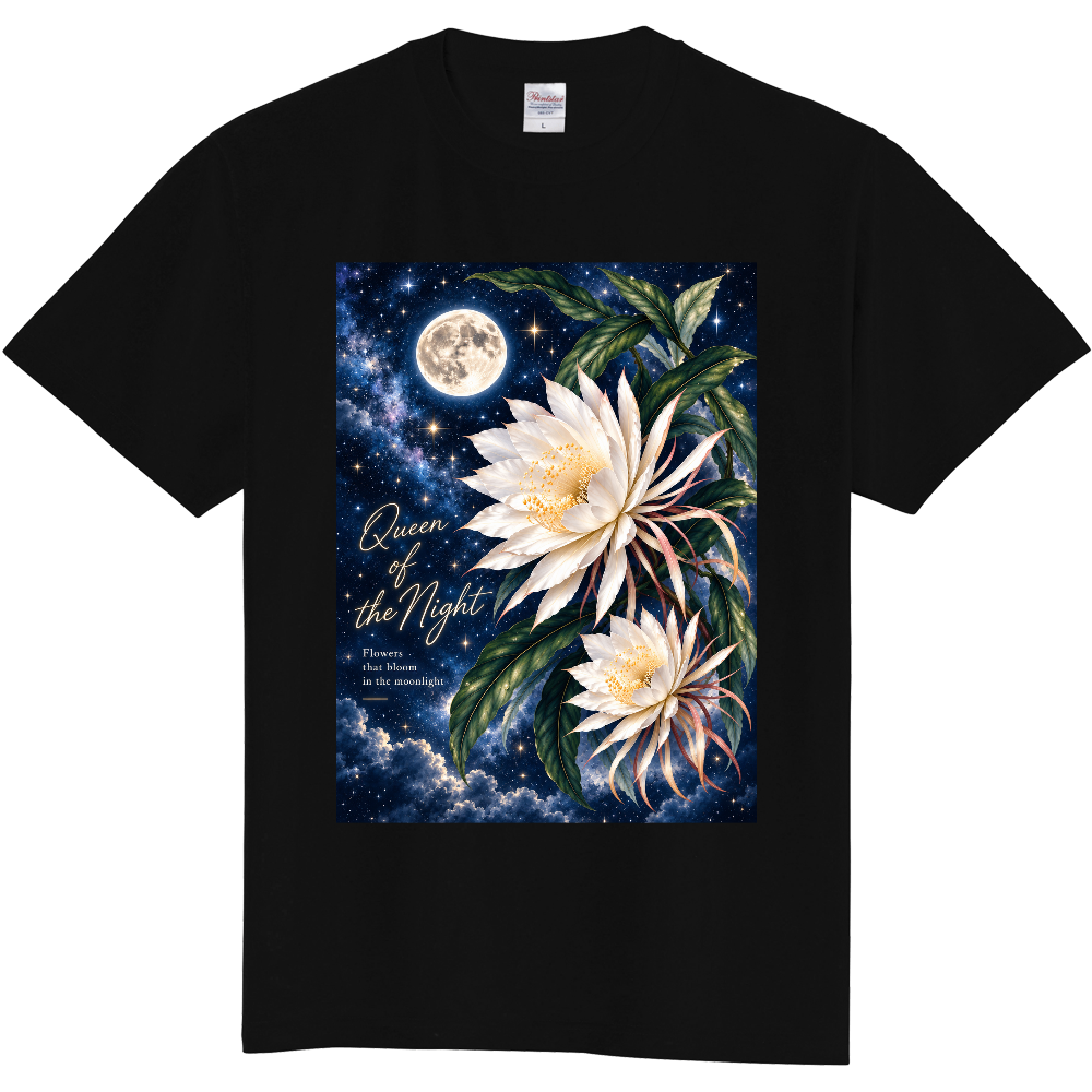フラワーデザインTシャツ