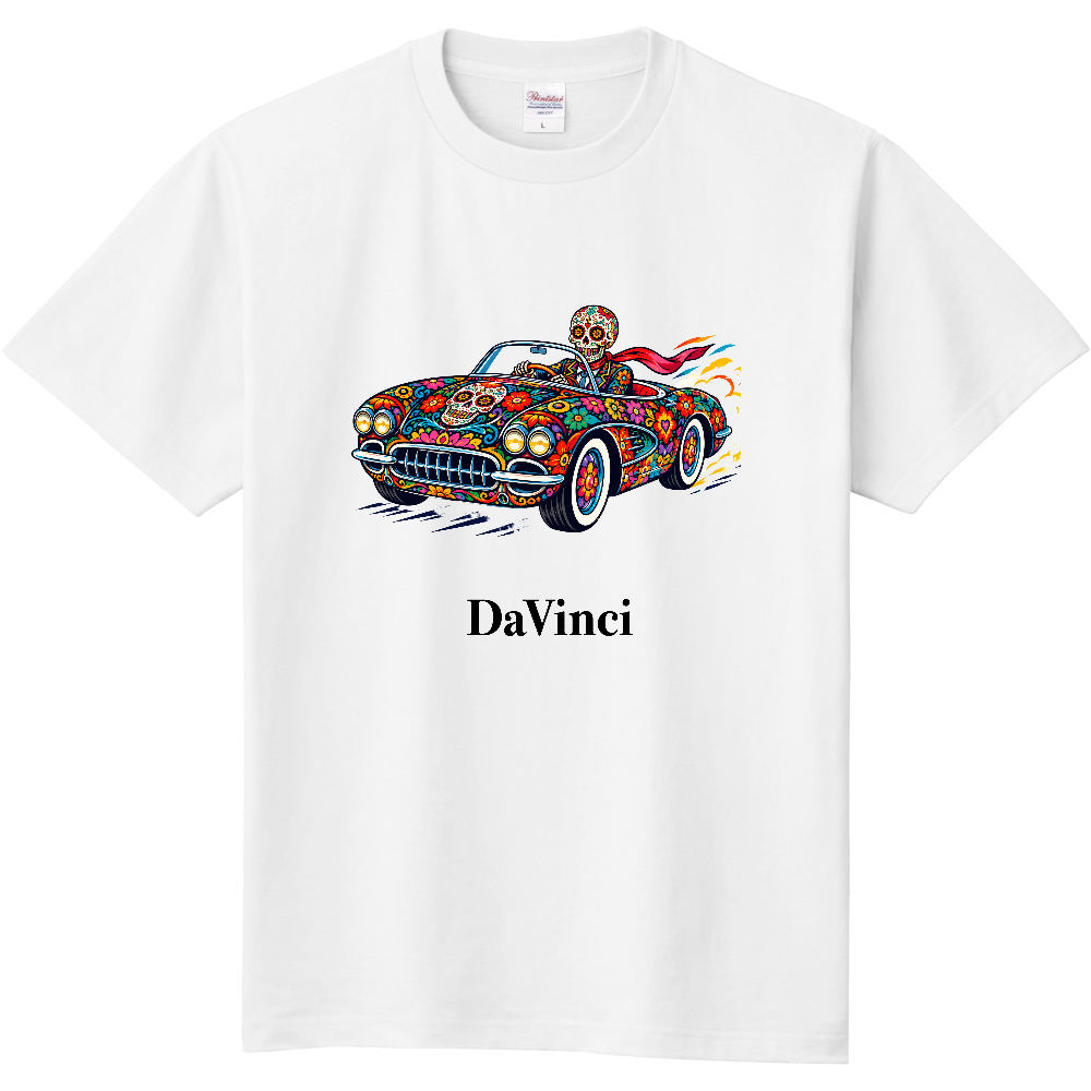 Tシャツ/スカルドライバー/ホワイト