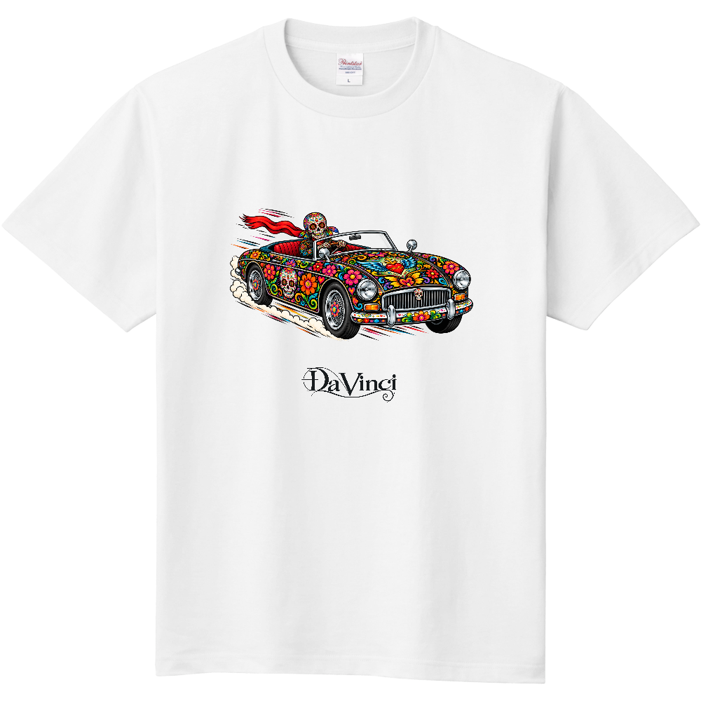 Tシャツ/スカルドライバーⅡ/ホワイト