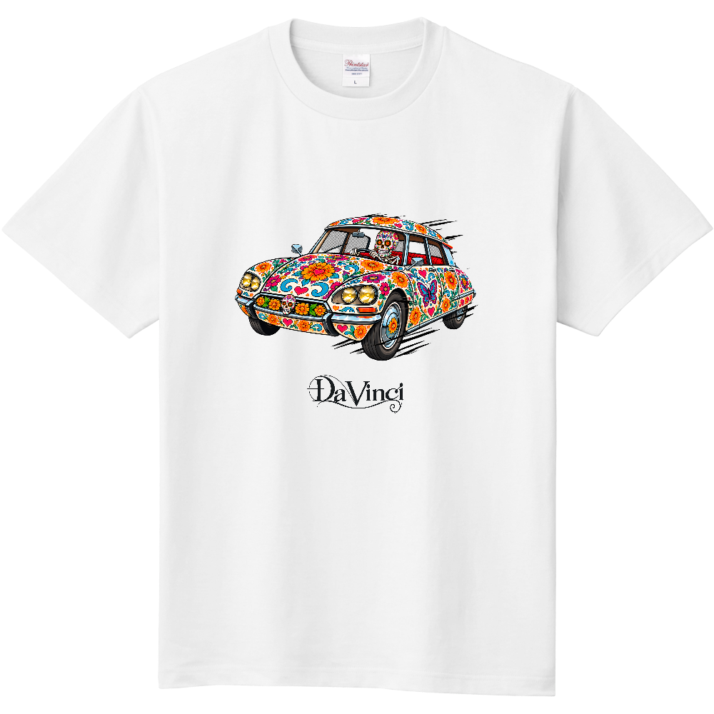 Tシャツ/スカルドライバーⅢ/ホワイト