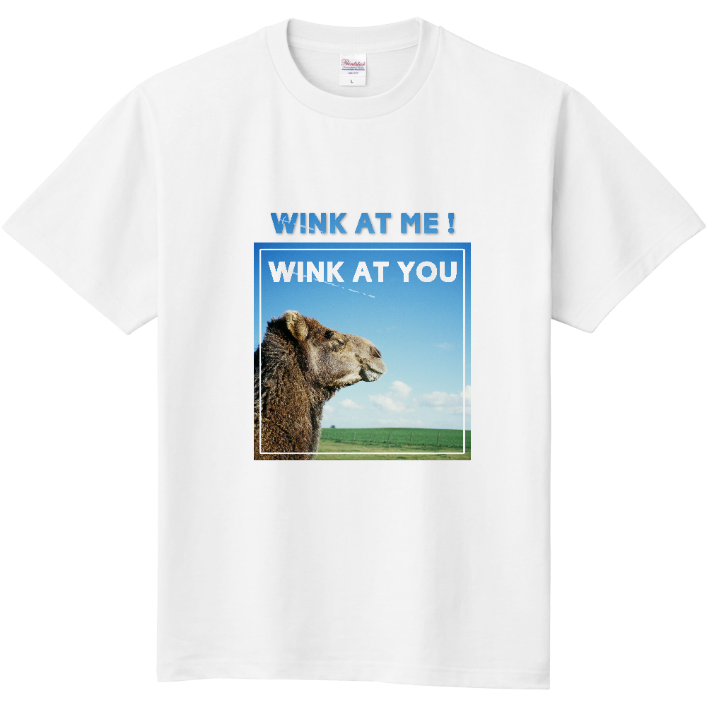 ウィンクTシャツ＜前面＞