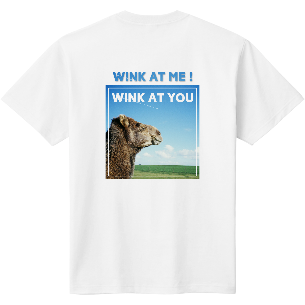 ウィンクTシャツ<背面>