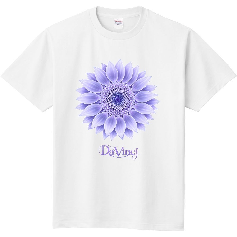 Tシャツ/ひまわりⅢ/ラベンダー