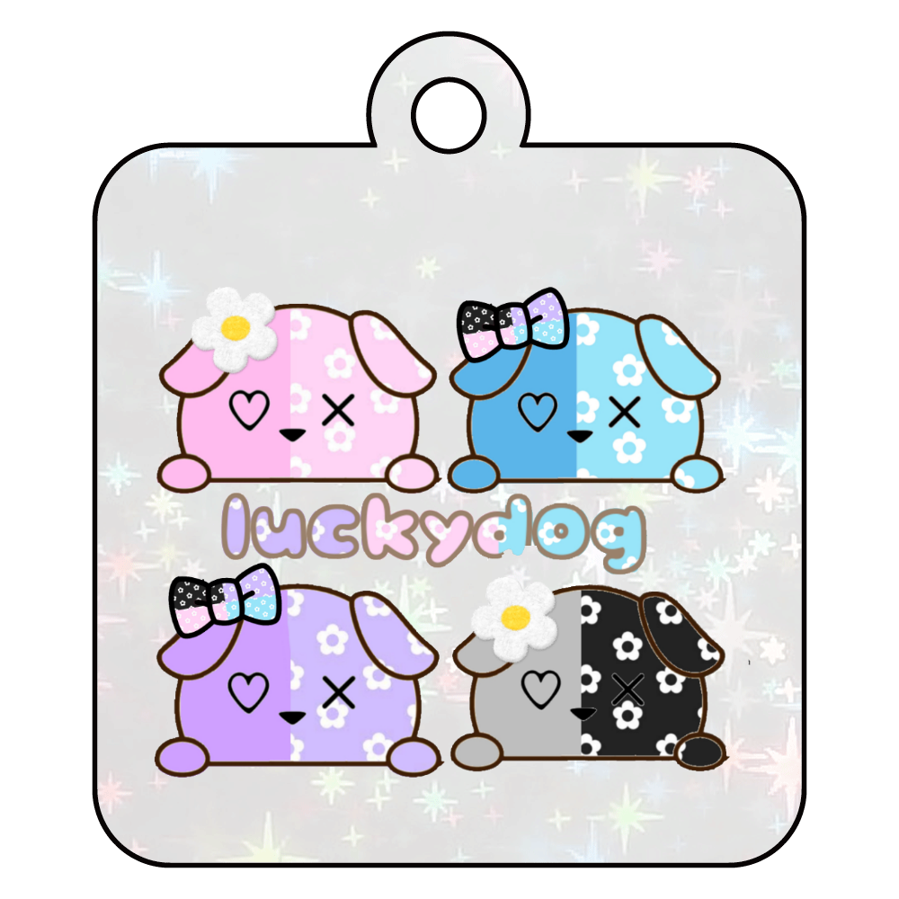 luckydog♡アクリルキーホルダー