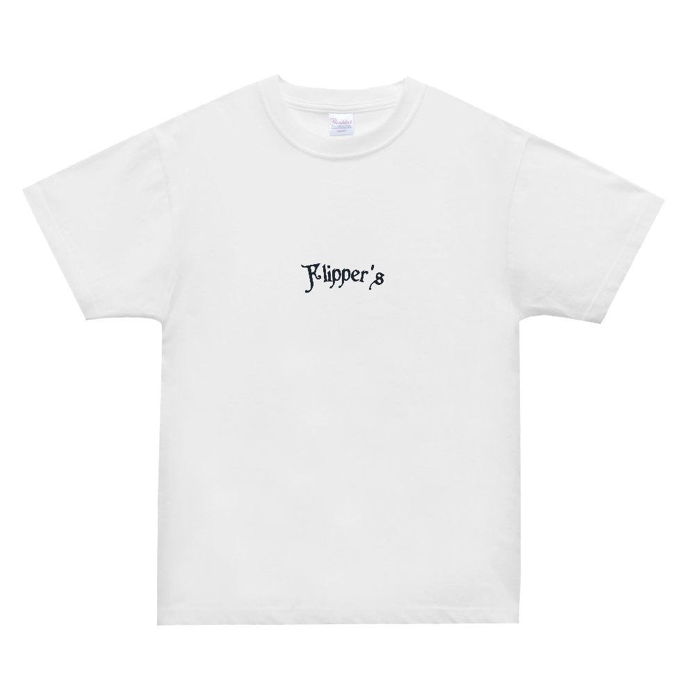 フリッパーズTシャツ（ホワイト×ブラック）