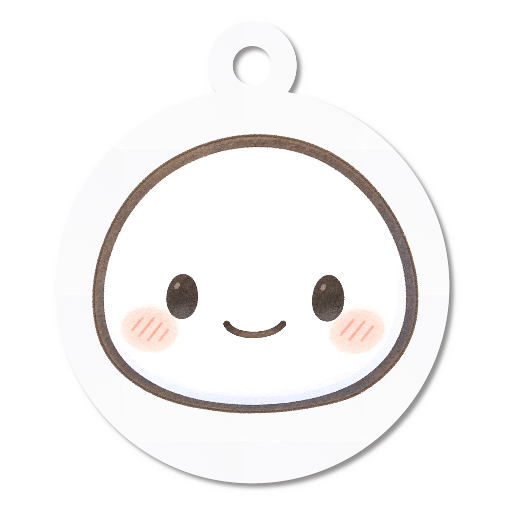 うんちゃんキーホルダー(丸)