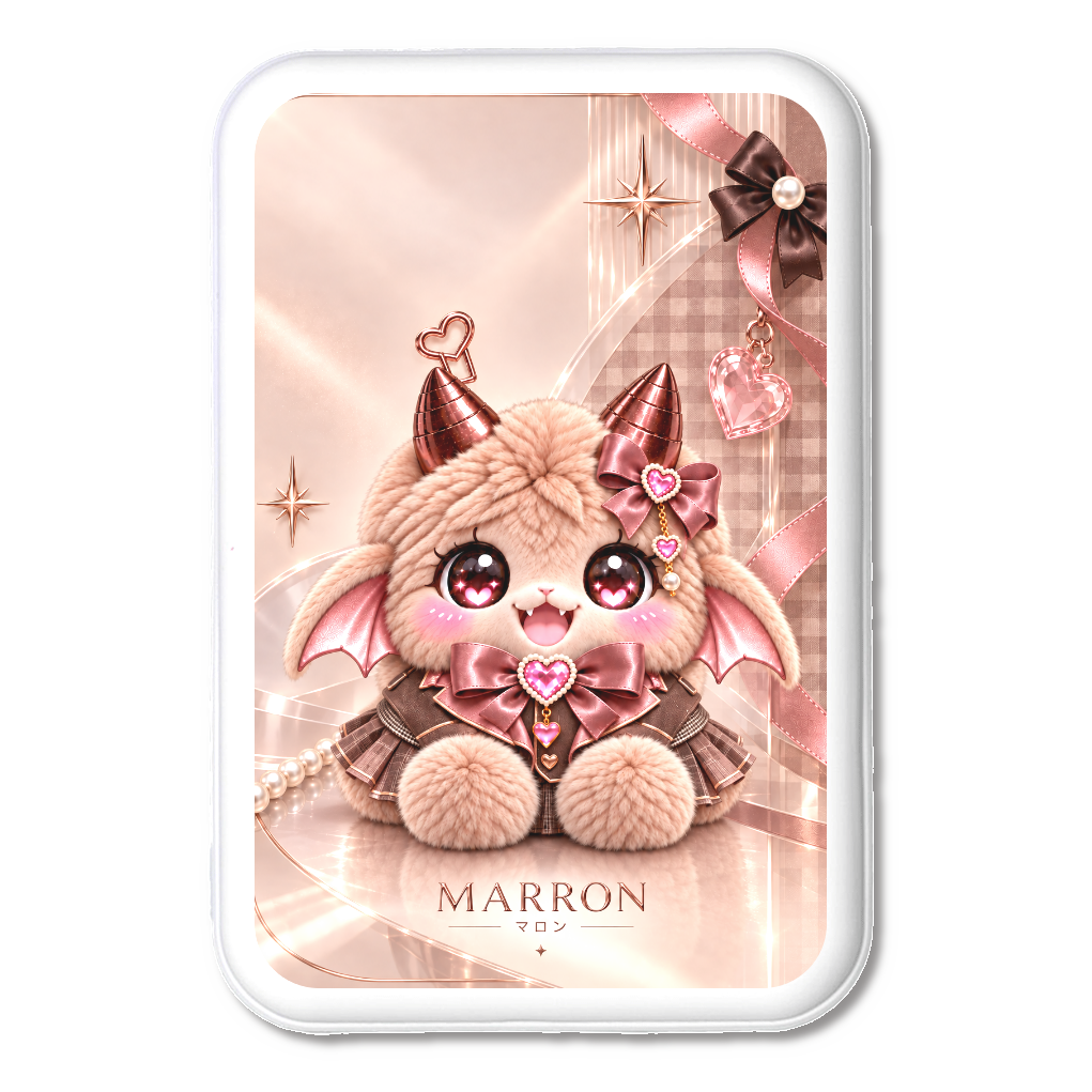 LUVPUFFS CHÉRIE MARRON(マロン)モバイルバッテリー