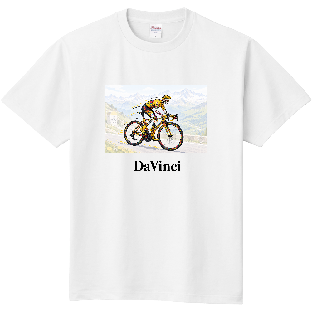 Tシャツ/ピレネーを走るスカル/ホワイト