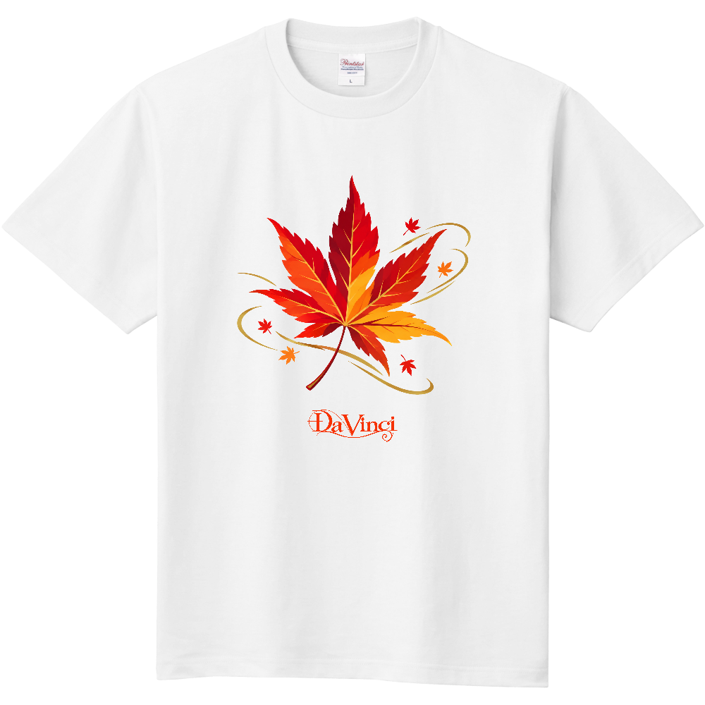 Tシャツ/もみじ/ホワイト/ナチュラル