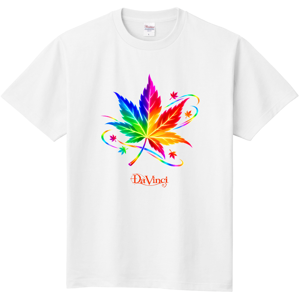 Tシャツ/もみじ/ホワイト/マルチ