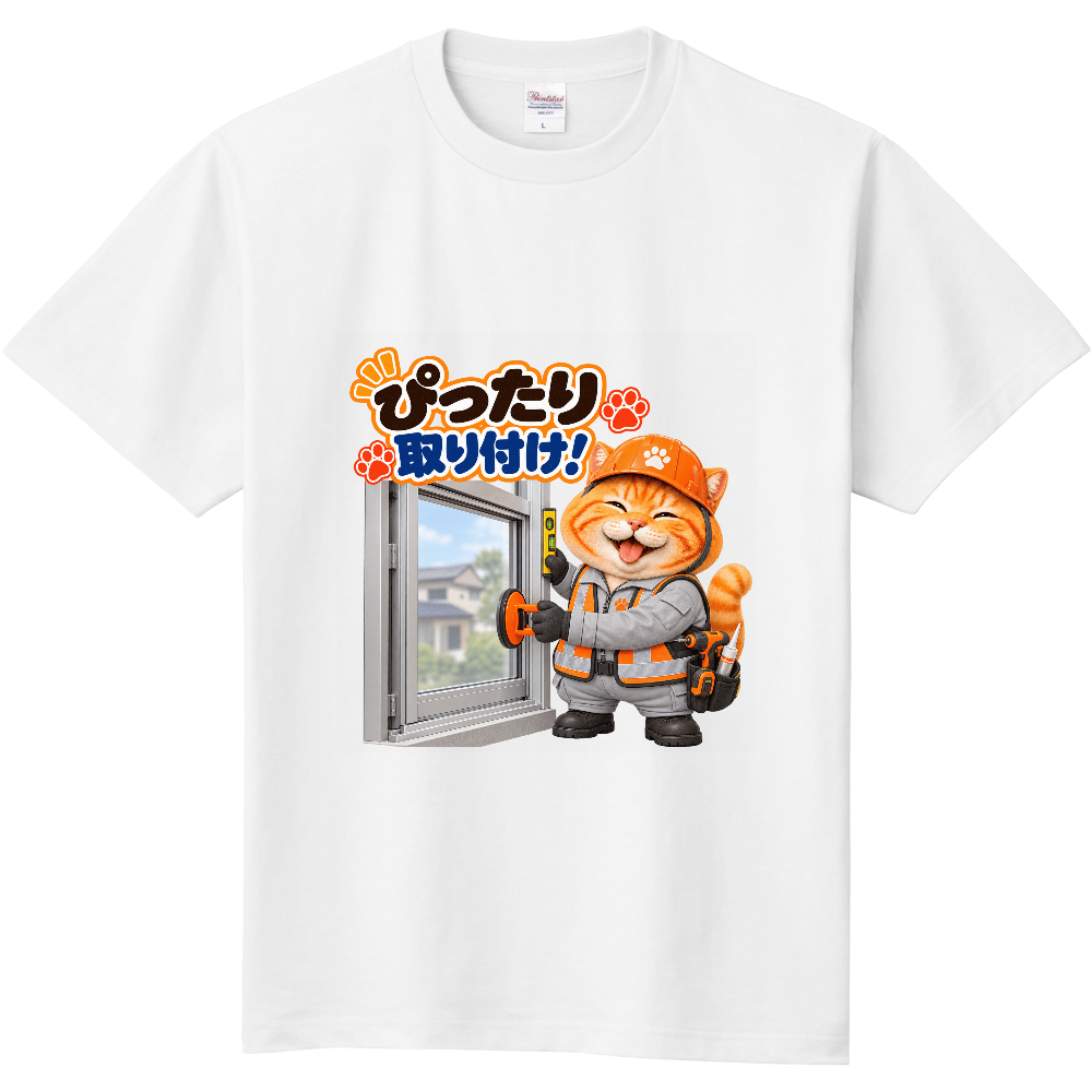 サッシ職人のぐうたらねこ|ぴったり取り付け!