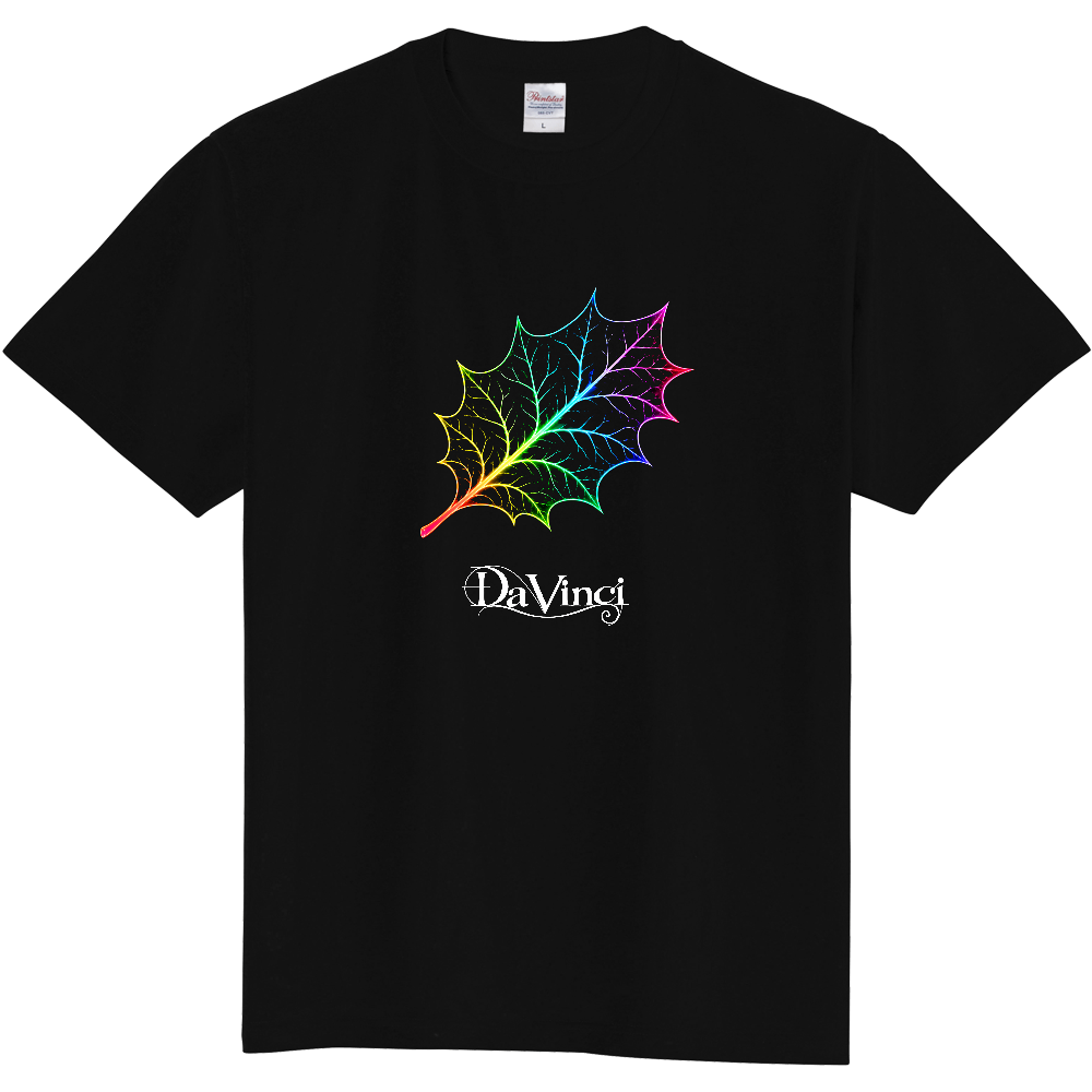 Tシャツ/ひいらぎの葉/ブラック/マルチ