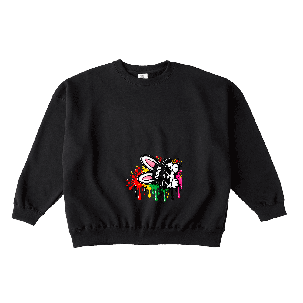 OISSU SELF-TAUGHT HUSTLER ビッグシルエットスウェット
