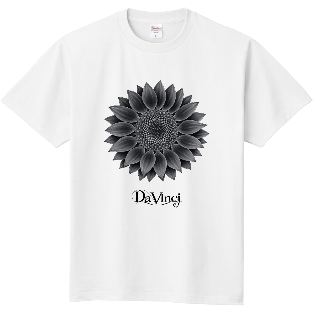 Tシャツ/ひまわりⅢ/ブラック