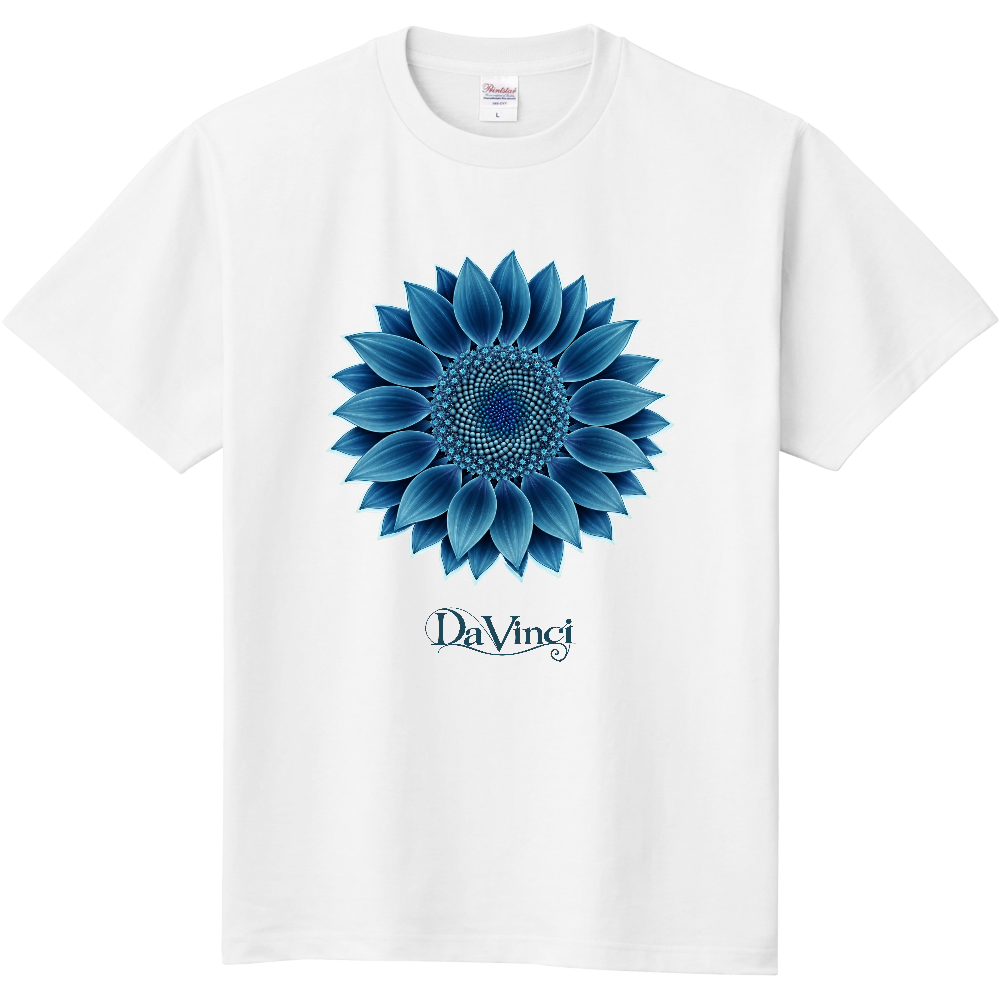 Tシャツ/ひまわりⅢ/青褐色