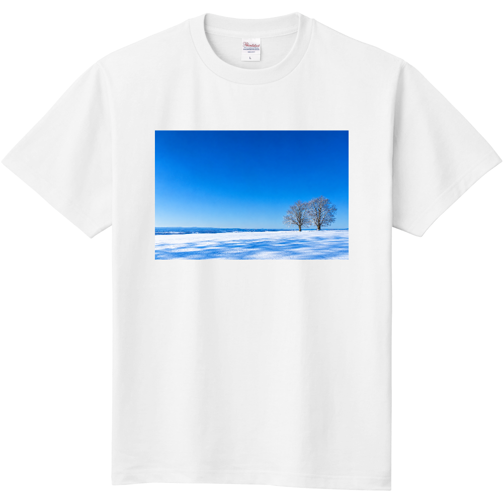 Clear Winter Sky — Winter Nature Photo T-Shirt