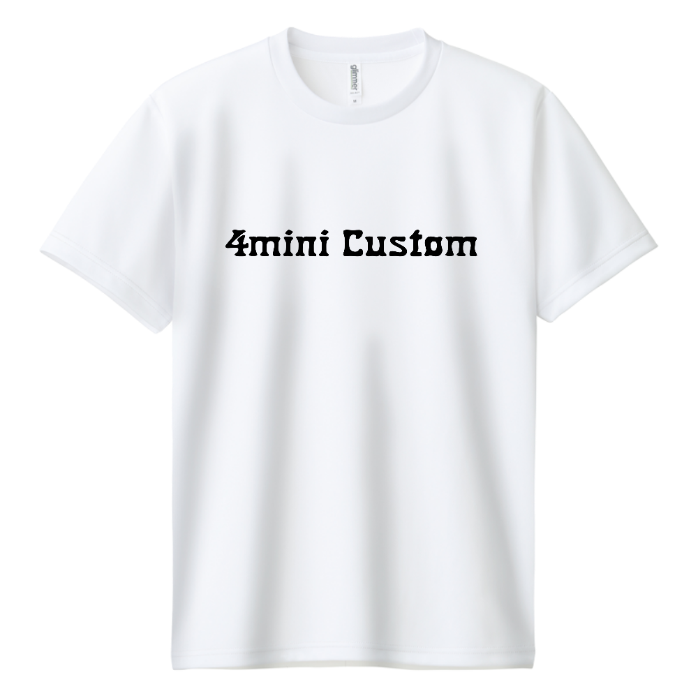 4mini Custom 白【ドライTシャツ】