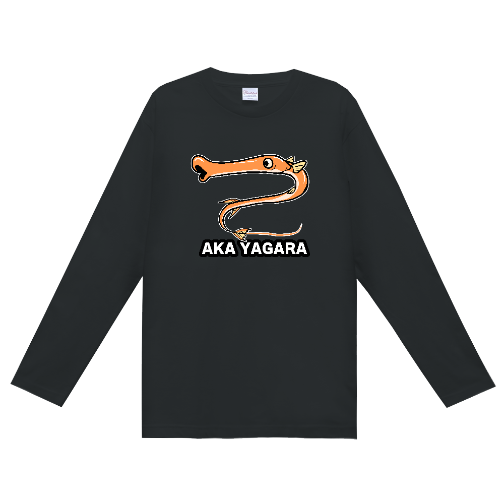 ヤガラのロングTシャツのデザイン