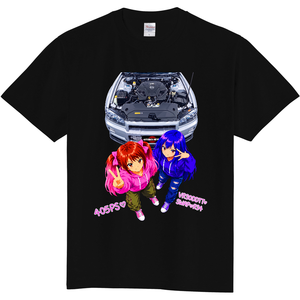 VR30DDTTスワップ!R34スカイライン×PINKちゃん&藍姉さん