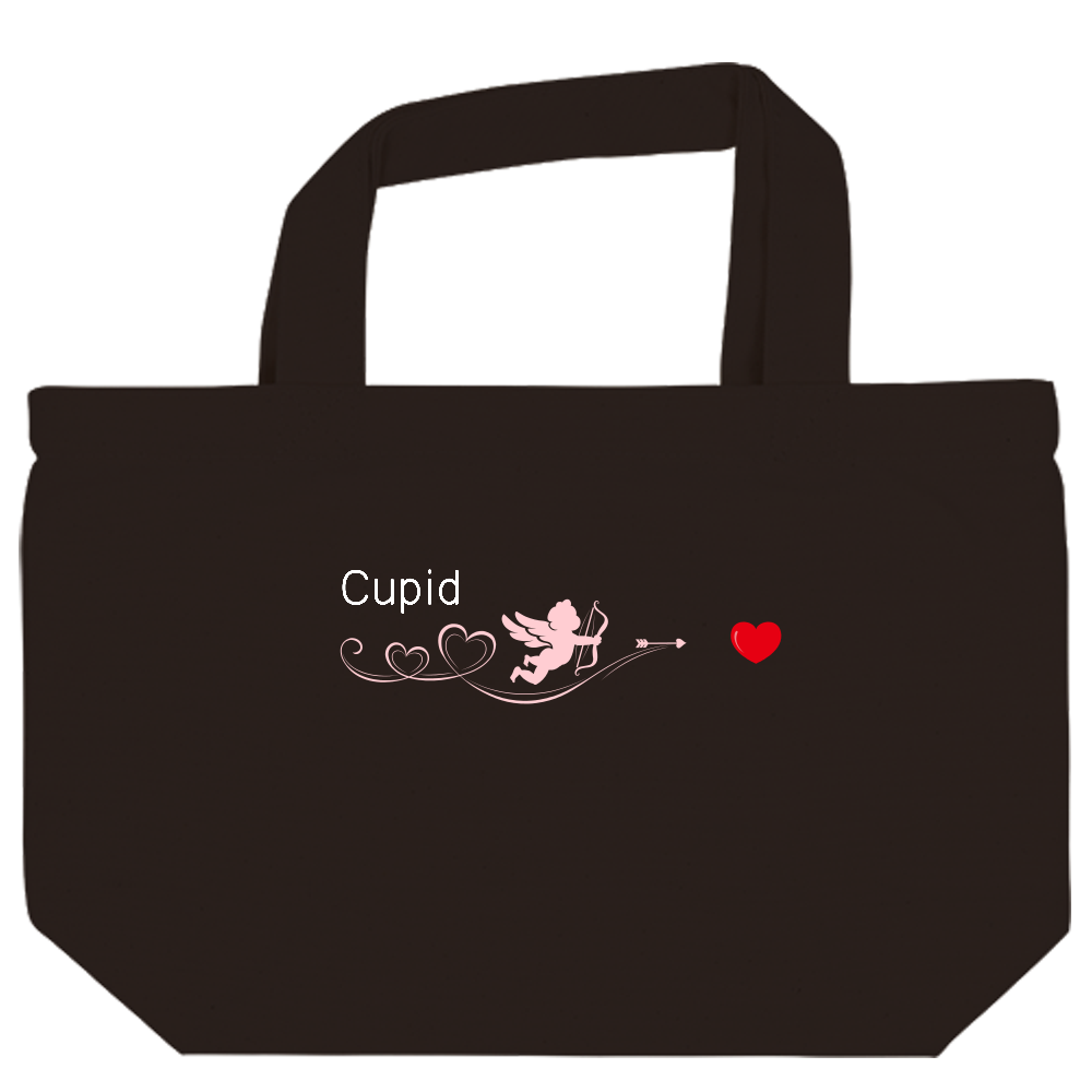 Cupid(キューピッド) キャンバスデイリートート(S)【白プリント有】