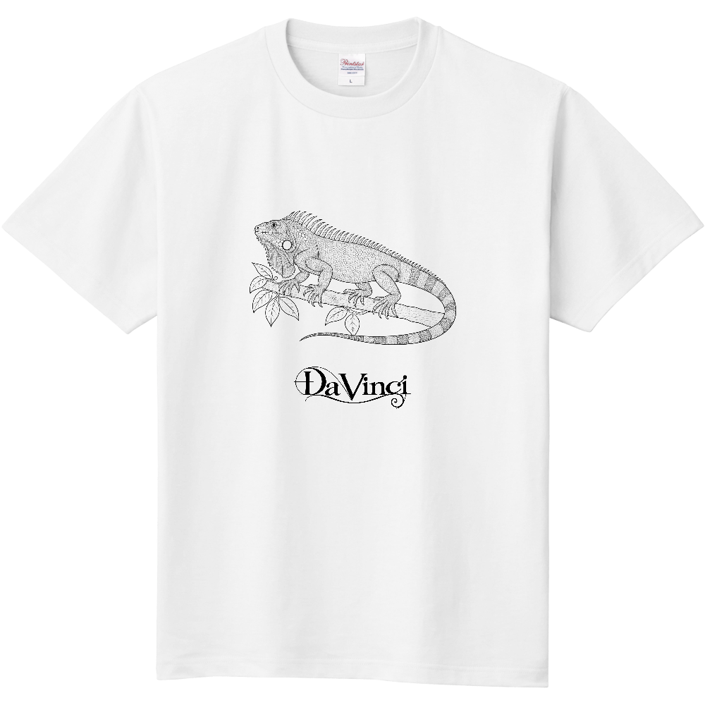 Tシャツ/グリーンイグアナ/ホワイト