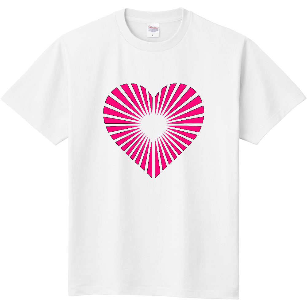 Tシャツ/HEART RADIANCE/ホワイト