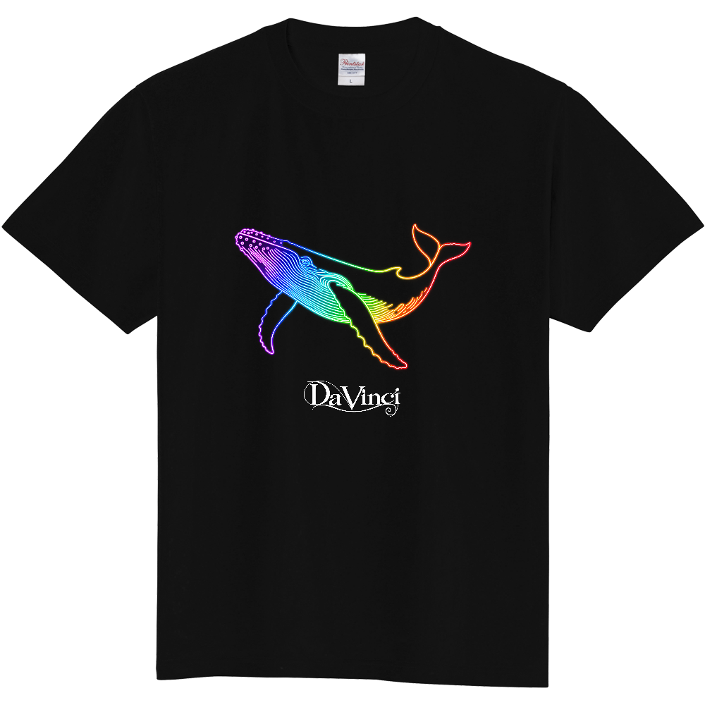 Tシャツ/ザトウクジラ/ブラック