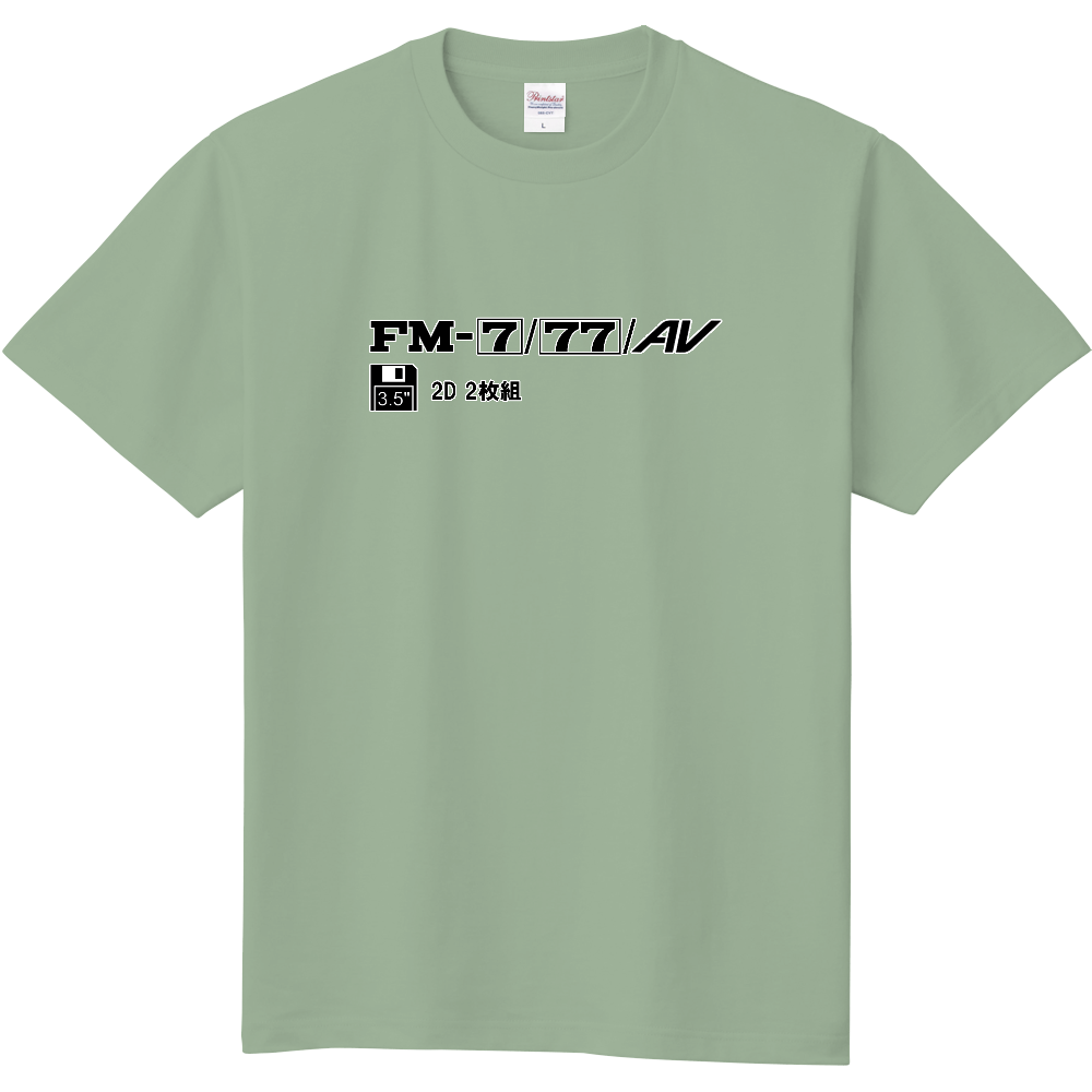 おもしろTシャツ「FM-7/77/AV対応」