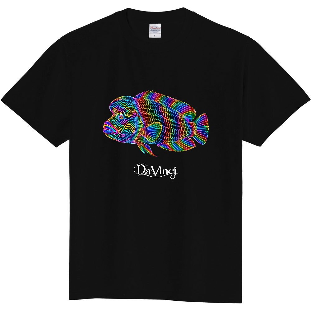 Tシャツ/ナポレオンフィッシュ/ブラック/マルチ