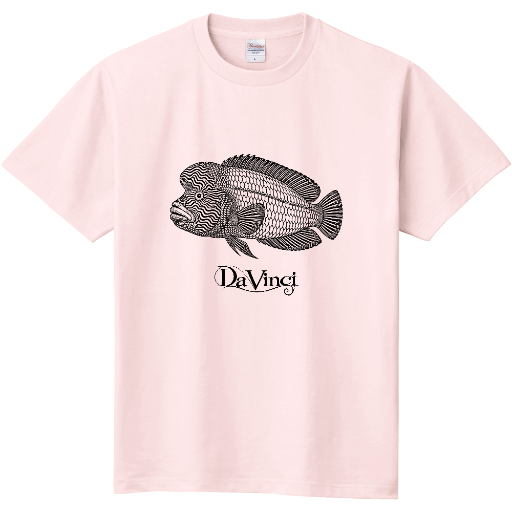 Tシャツ/ナポレオンフィッシュ/ライトピンク