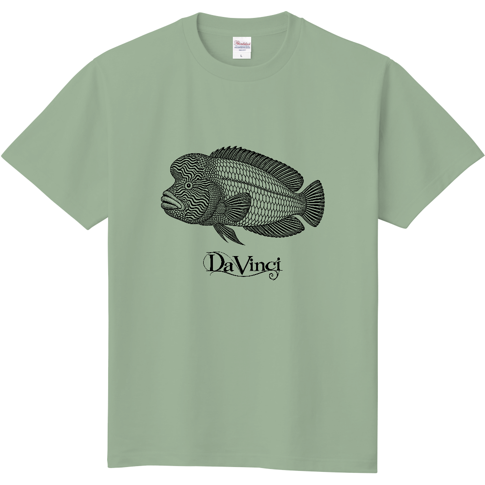 Tシャツ/ナポレオンフィッシュ/ライトセージ