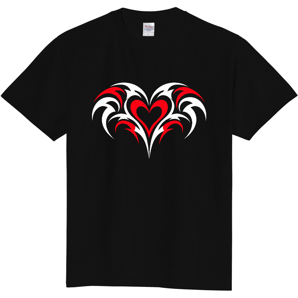 Tシャツ/Tribal Heart Mirage/ブラック