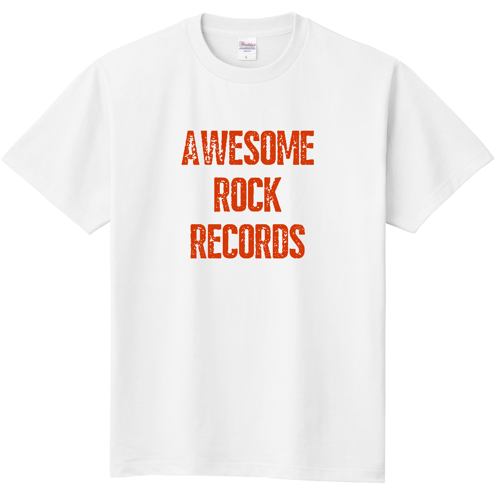 AWESOME ROCK RECORDS Tシャツ(character Red)