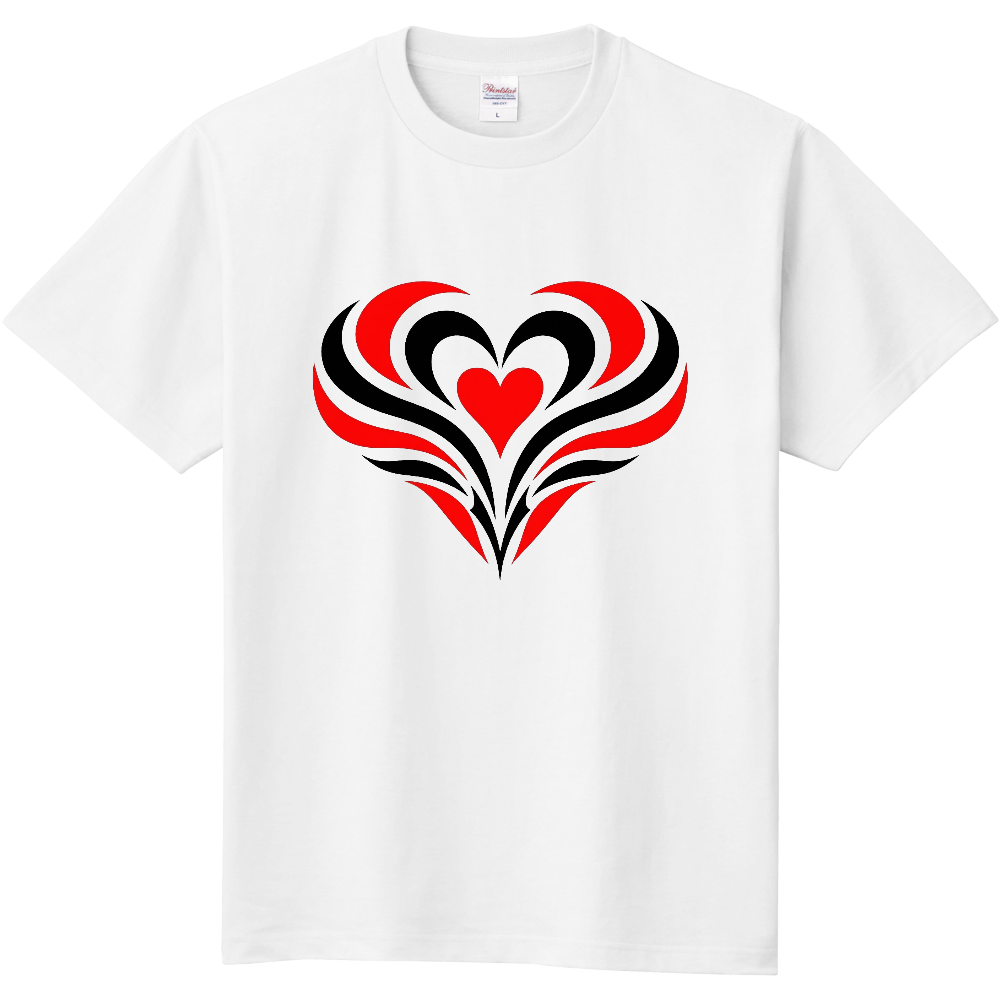 Tシャツ/TRIBAL HEART 11/ホワイト