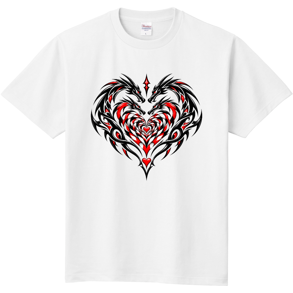 Tシャツ/TRIBAL HEART 21/ホワイト