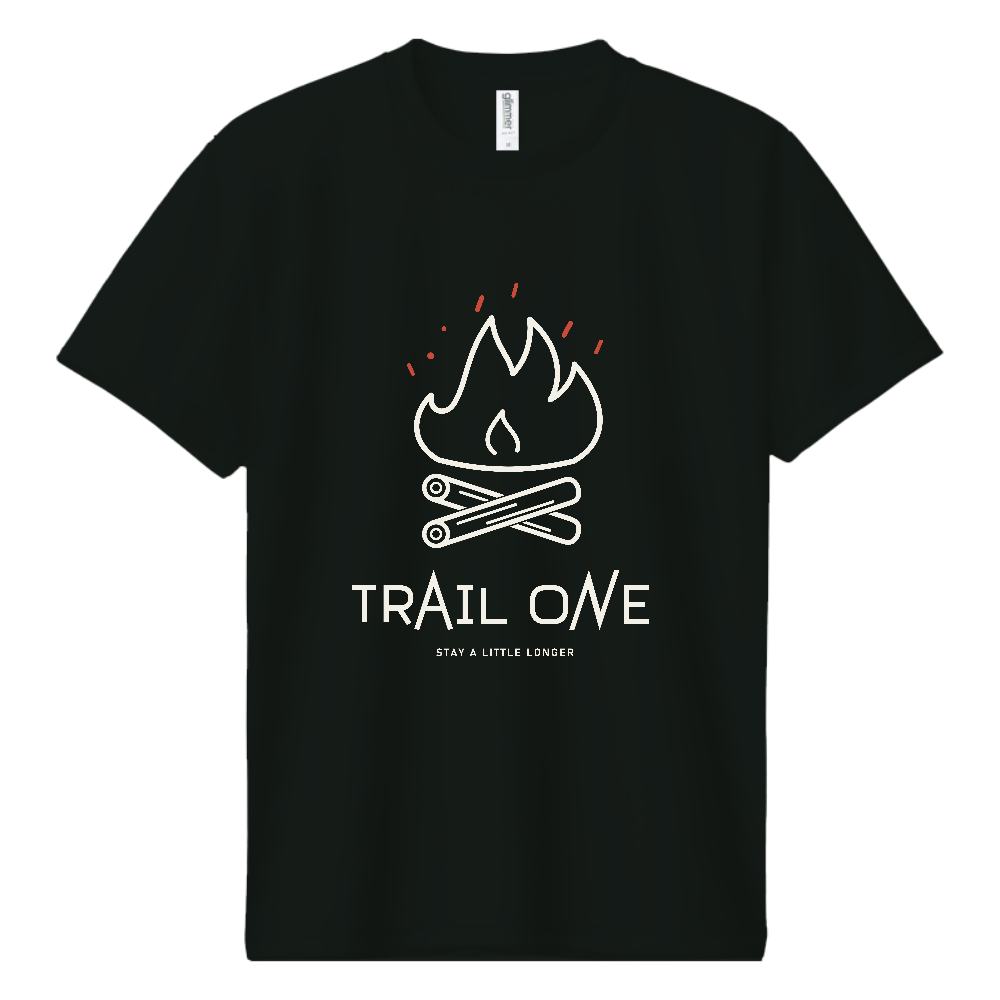 登山Tシャツ（キャンプ 001-DARK）