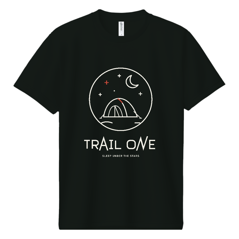 登山Tシャツ（キャンプ 003-DARK）