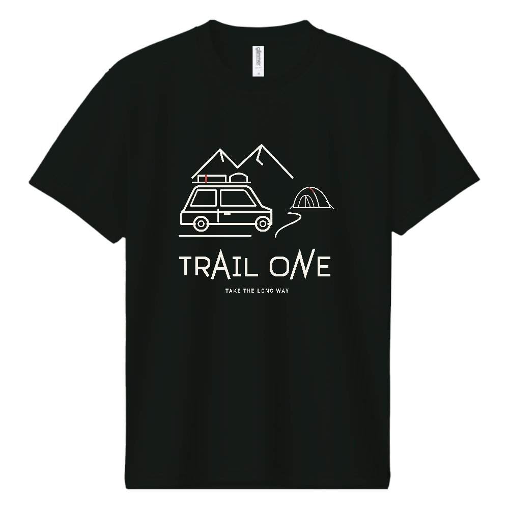 登山Tシャツ（キャンプ 009-DARK）