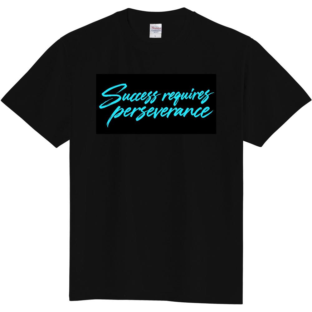 Success requires perseverance 
