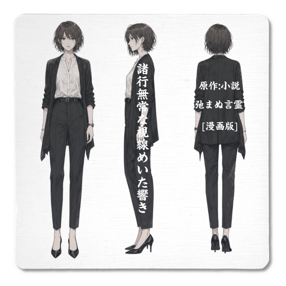 ▶︎諸行無常な視線めいた響き -ver.1 ▶︎小説 弛まぬ言霊 [漫画版]