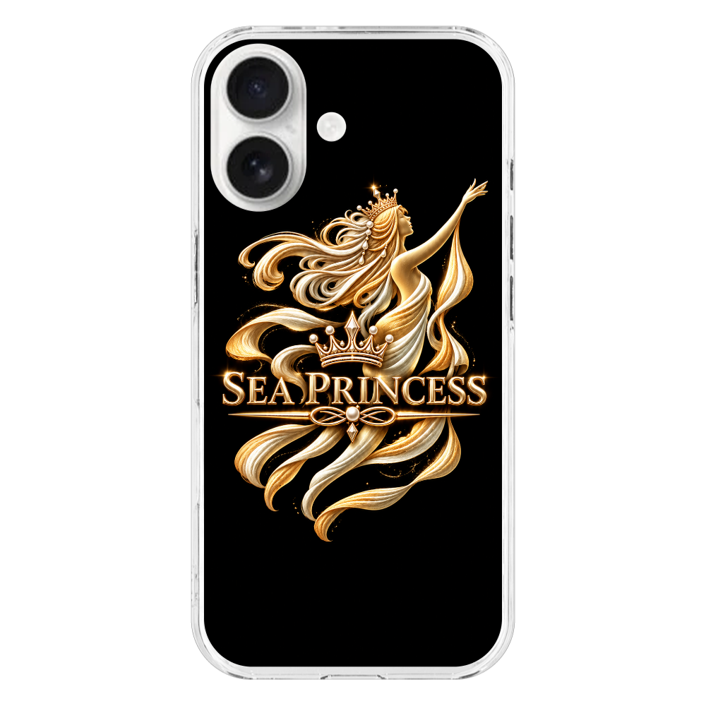 SEA PRINCESS Gold Princess iPhone Case