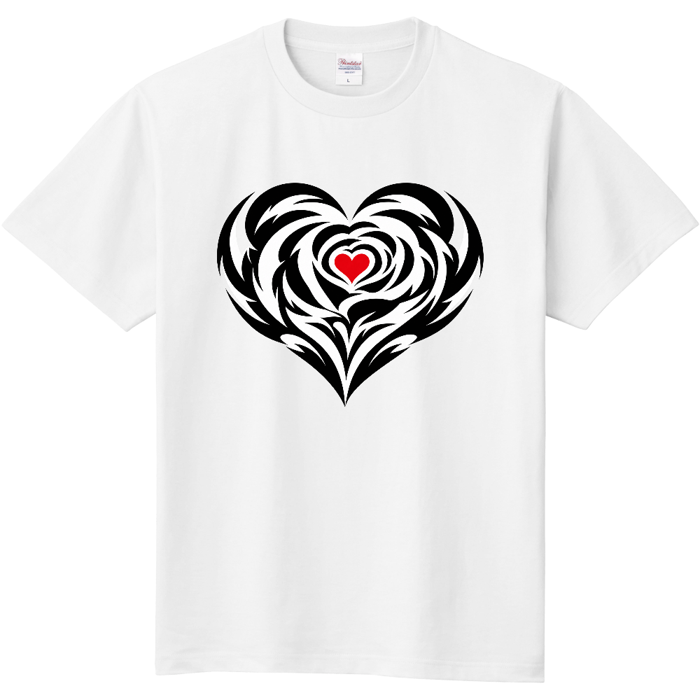 Tシャツ/TRIBAL HEART 25/ホワイト
